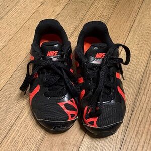 Nike Kids Black and Red Shox Turbo